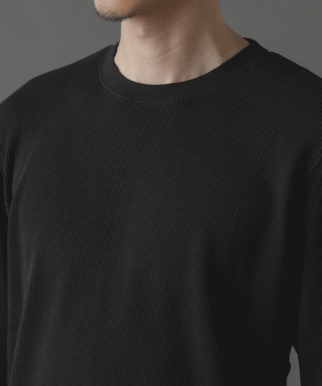 アンチスメルワッフルTシャツ 長袖 6724123212