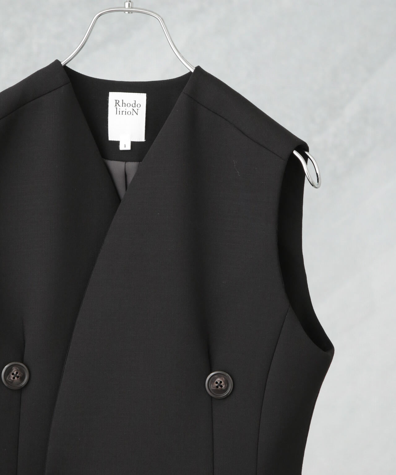 RhodolirioN/Sleeveless Jacket - Muslin 6715125001