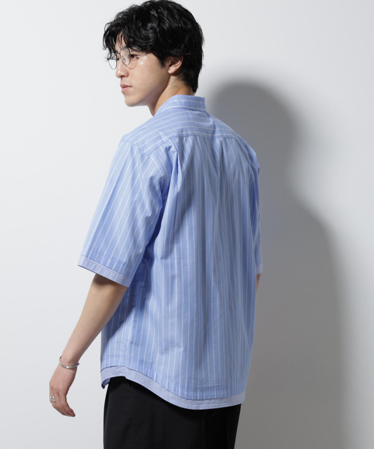 WEB限定/クレイジーストライプシャツ 半袖 2 6725121231