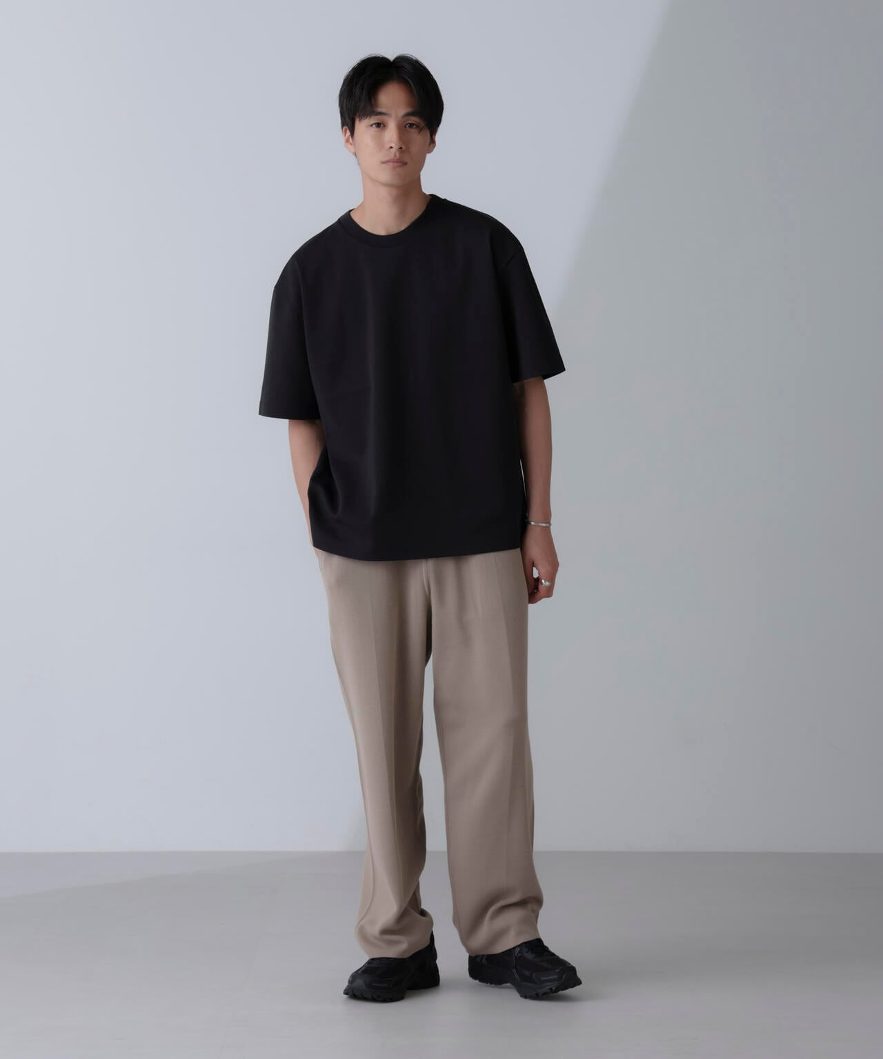 ダブルスムースクルーネックBIGTシャツ 半袖 6724124233