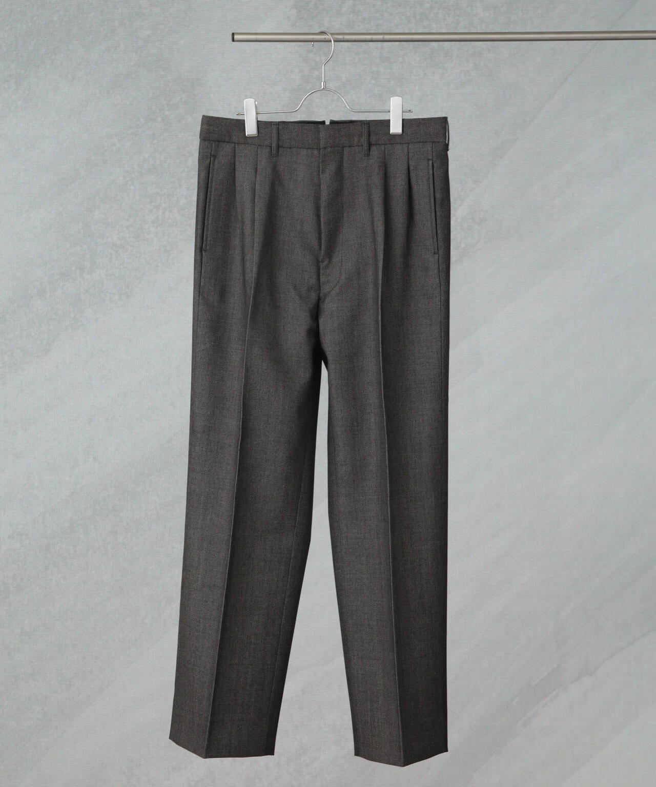 benine 9/Wool Gabardine Two-Tuck Slacks 6705127127