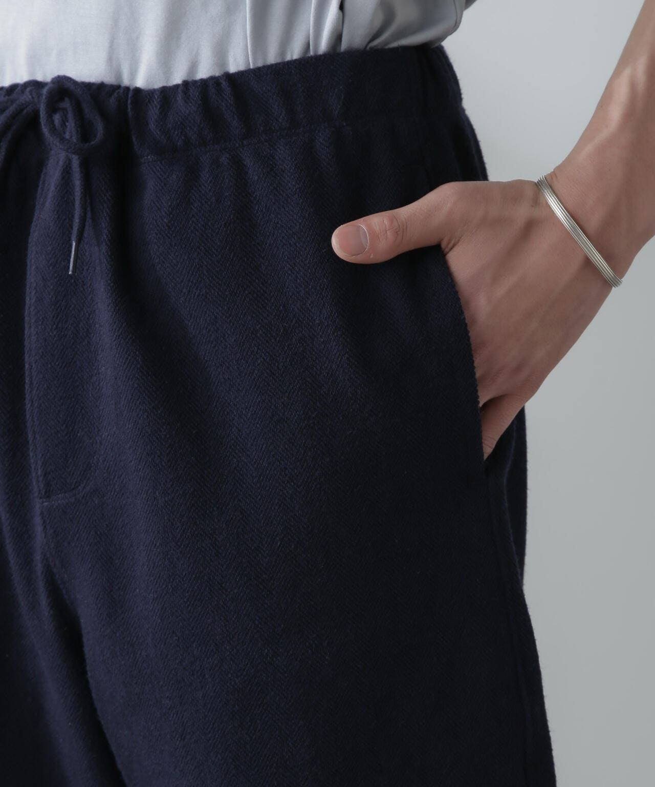 ヘリンボーン起毛ショートパンツ(セットアップ可) 6724128201