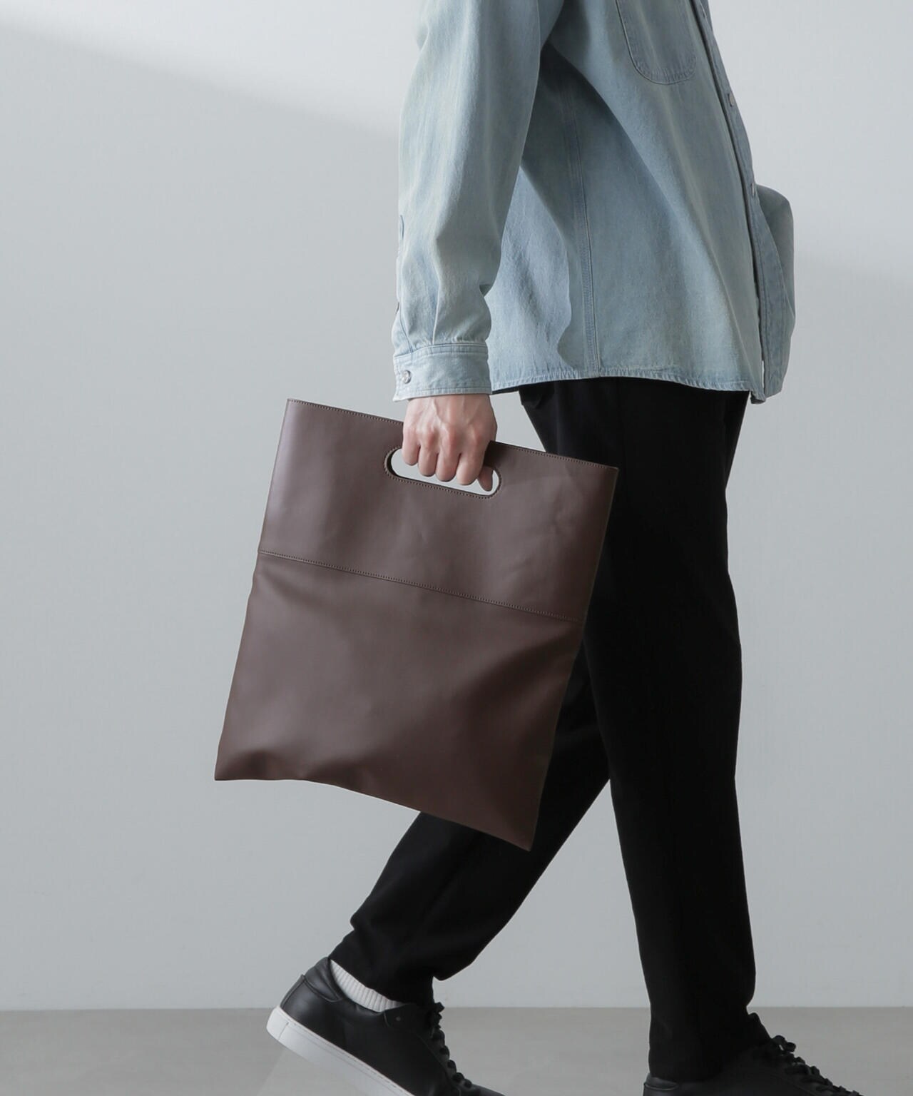 WEB限定/シンセティックレザー2WAYクラッチバッグ 6725132201