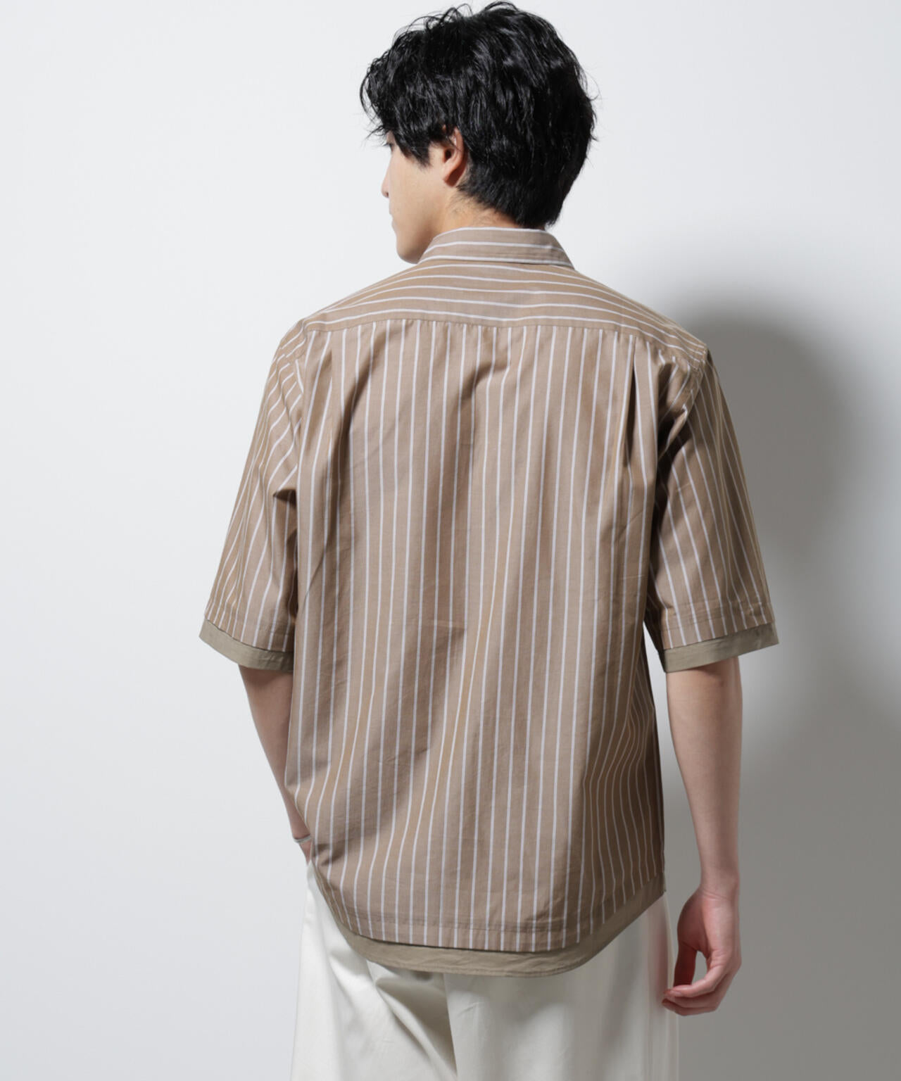 WEB限定/クレイジーストライプシャツ 半袖 2 6725121231