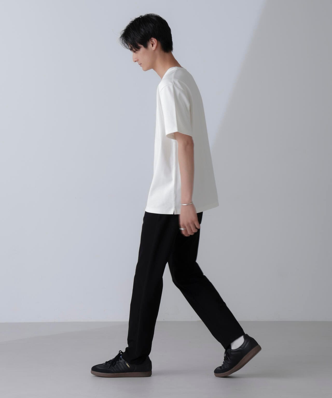 ダブルスムースVネックTシャツ 半袖 6724124232