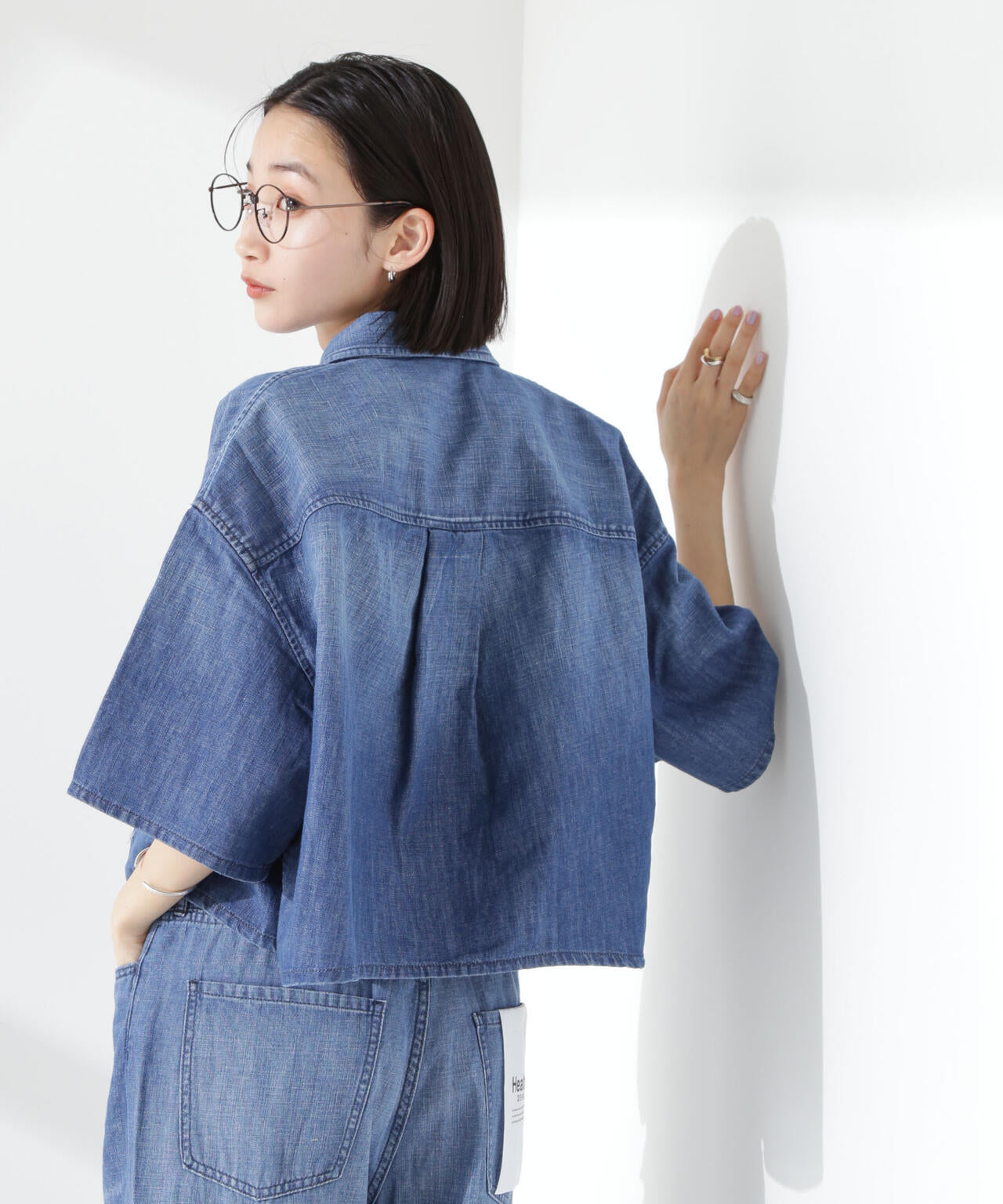 Healthy DENIM/Breezy Rosehip 半袖シャツ 6715121005