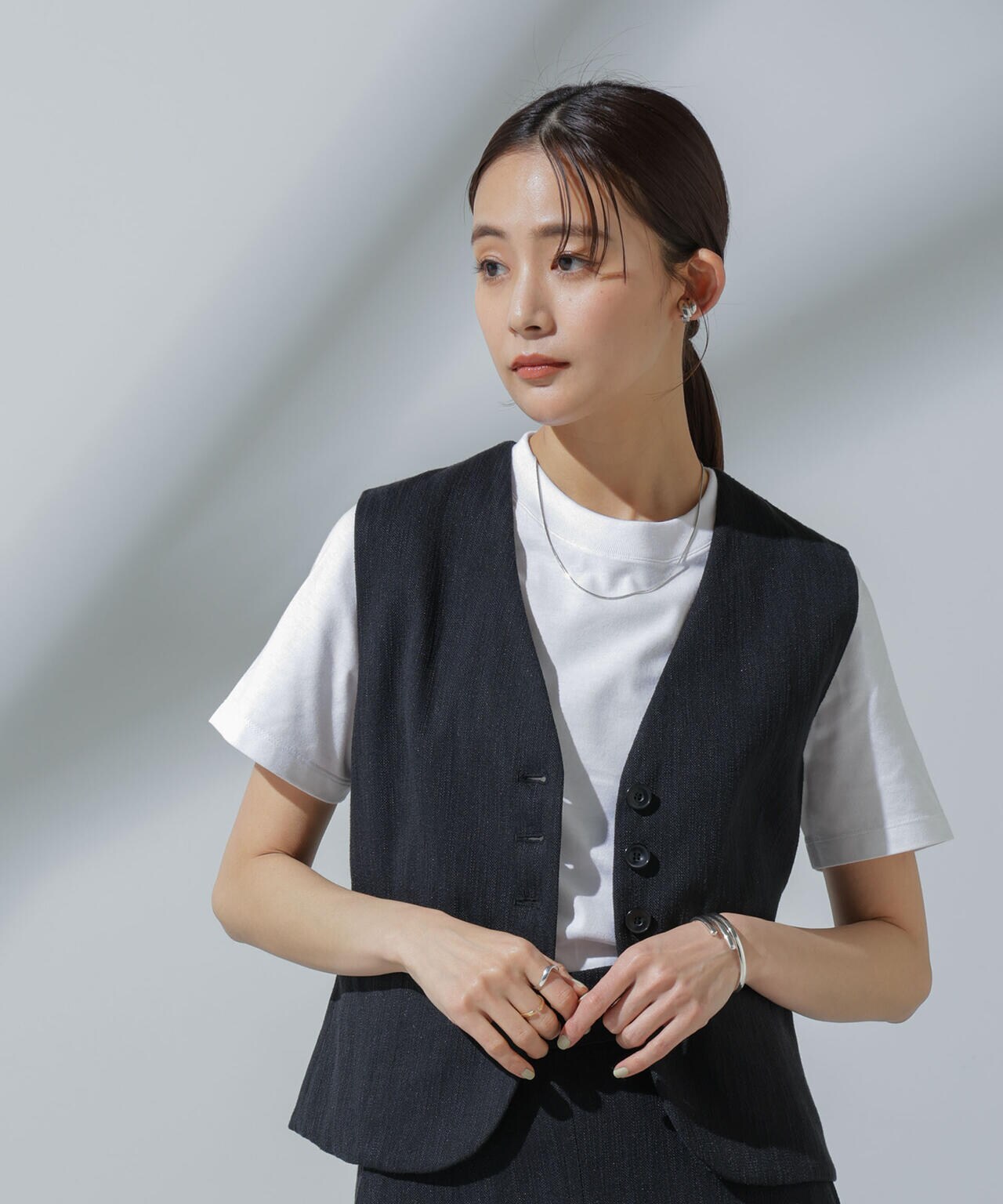 Anti Soaked(R) 汗染み防止 クルーネックTシャツ 6694124302