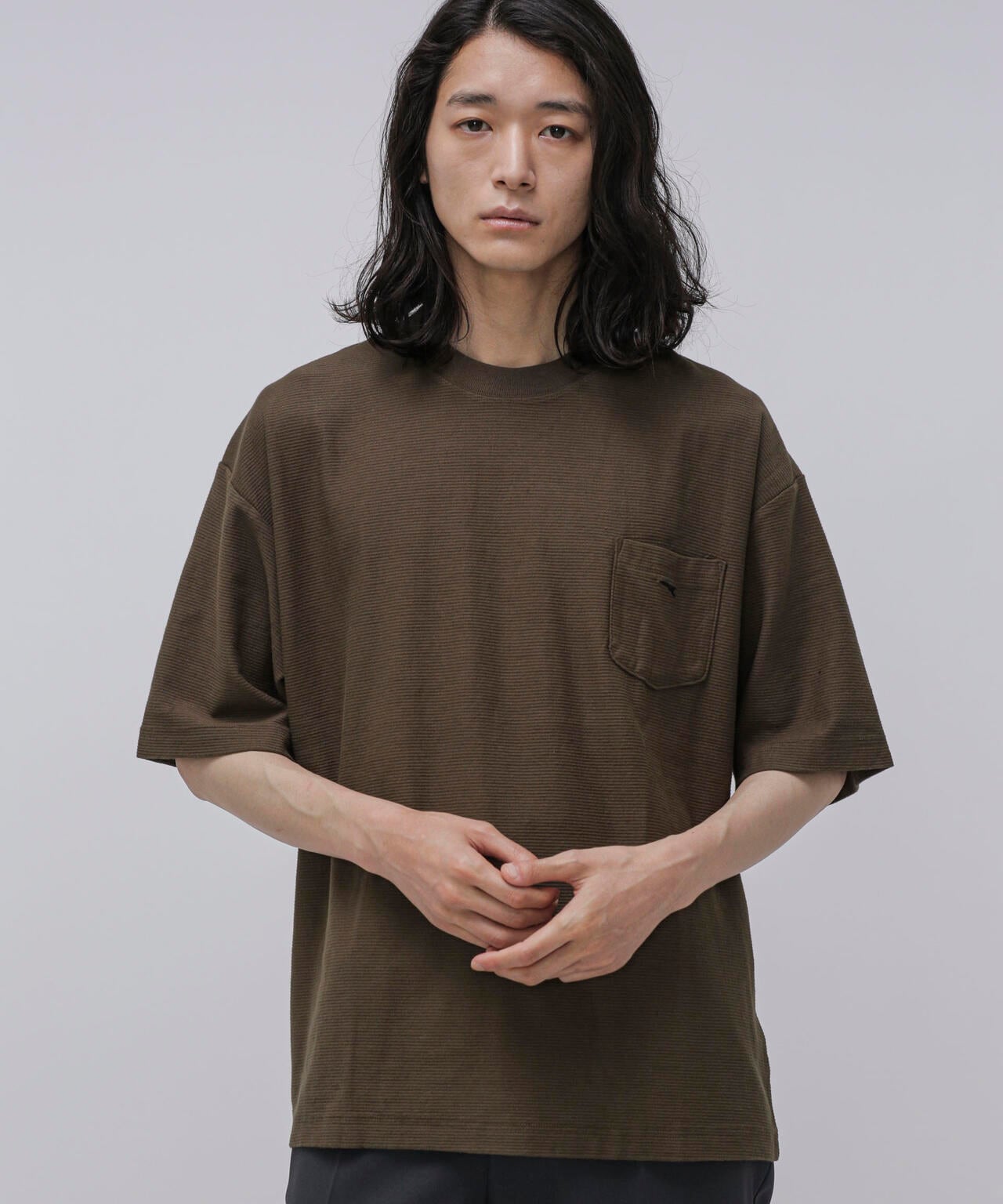 LB.04/タックボーダーポケットTシャツ 6723124264