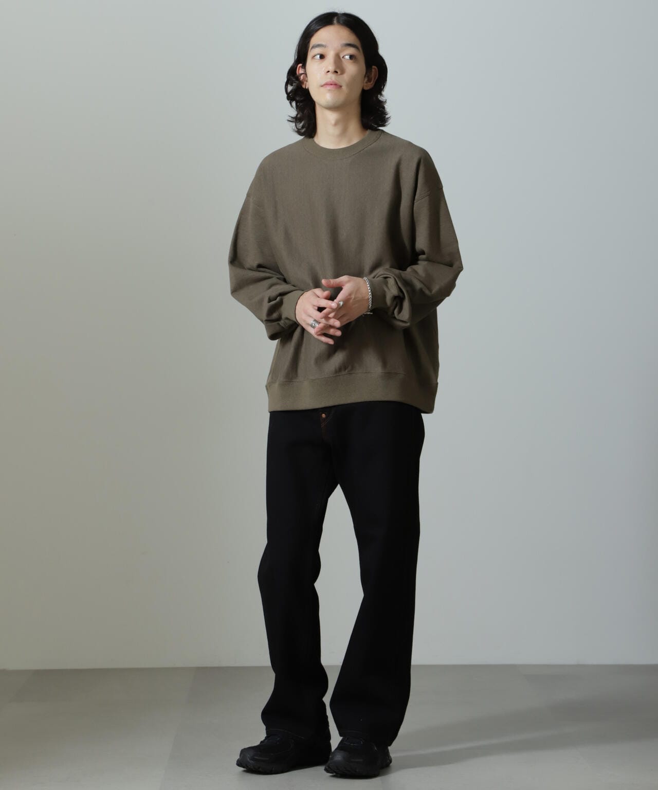 ULTERIOR/FADED SILKY TERRY RW SWEAT SH 6704223051