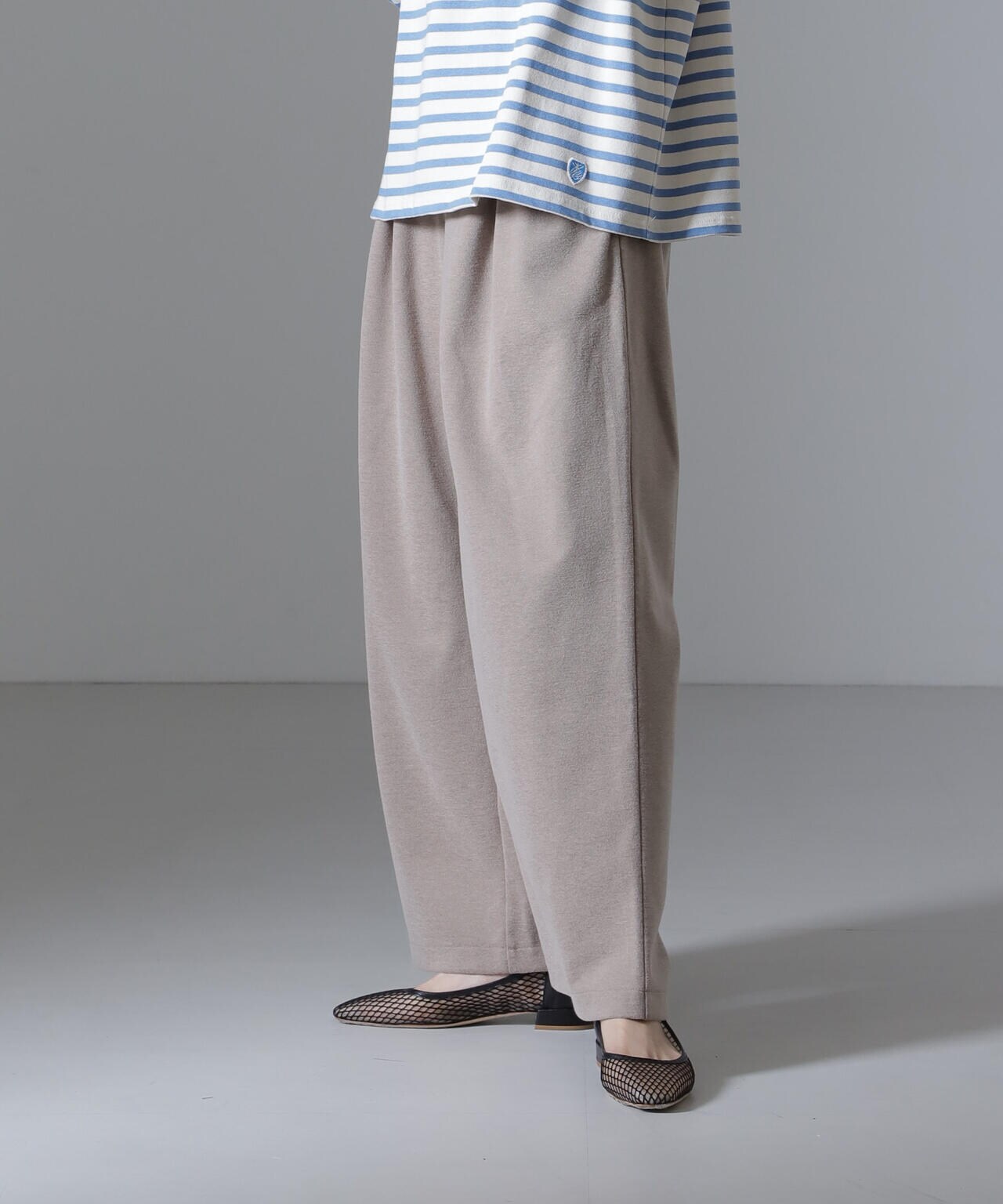 起毛カットタックワイドパンツ 6734227305