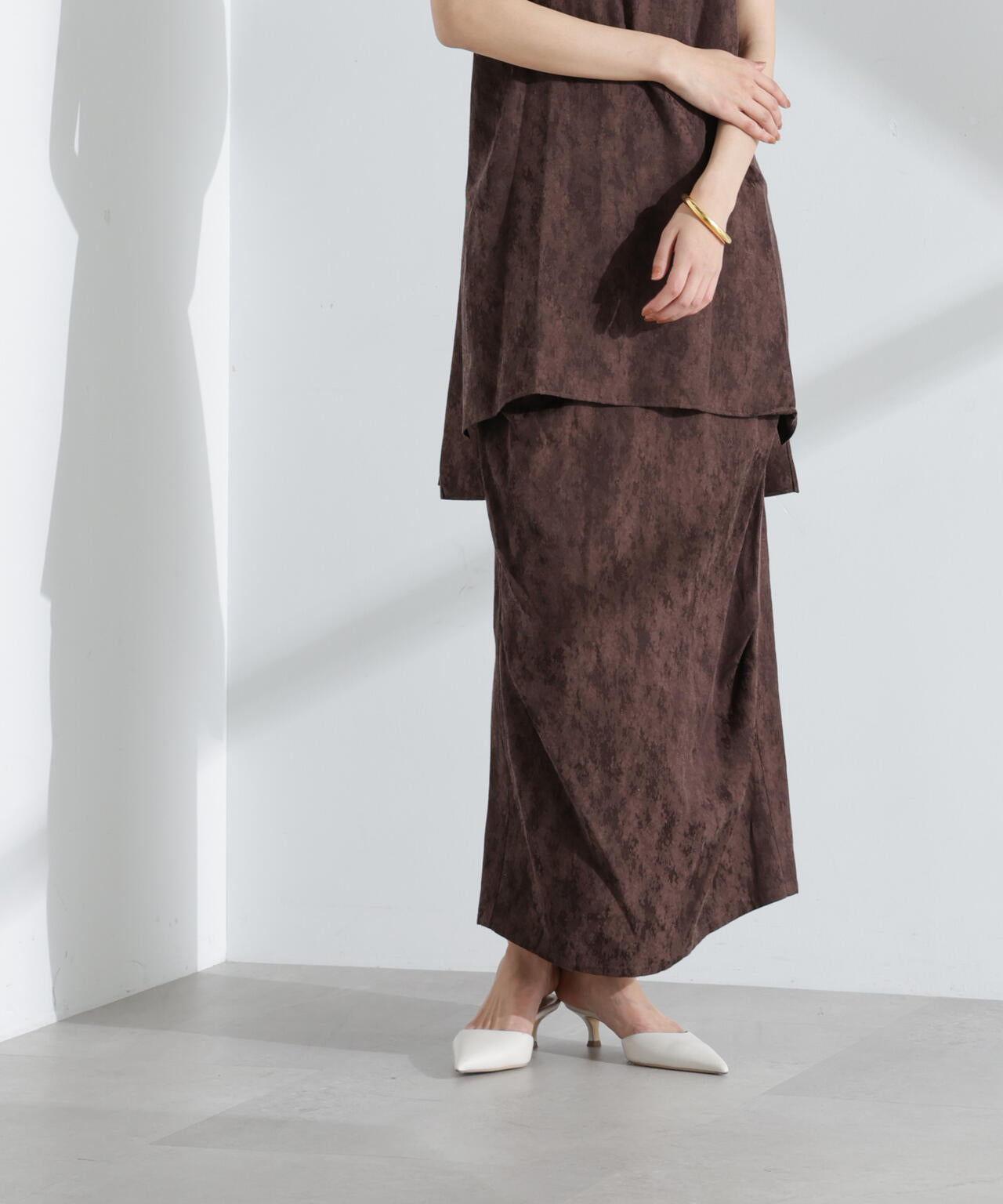 ANTHEM A/MISTY JACQUARD TIGHT SKIRTS(セットアップ可) 6715130012