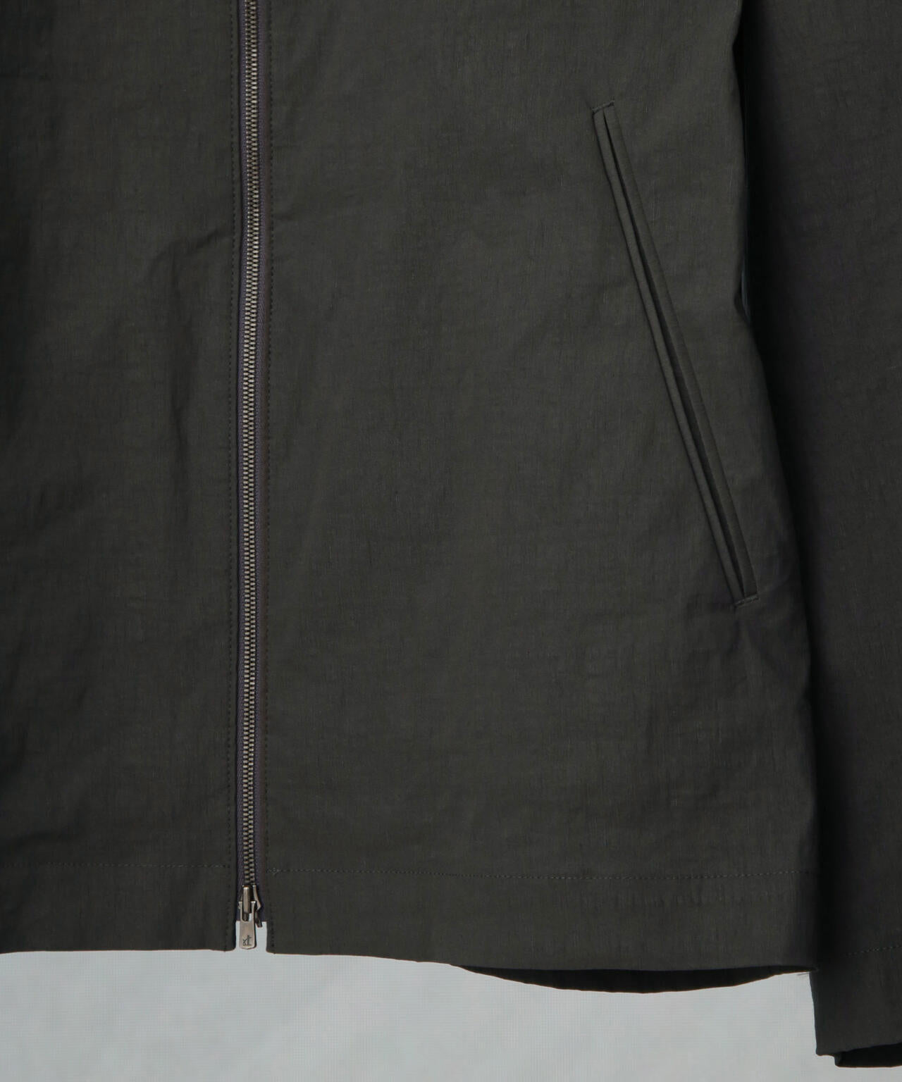 ATON/STRETCH NYLON LINEN ZIP-UP JK 6705112040