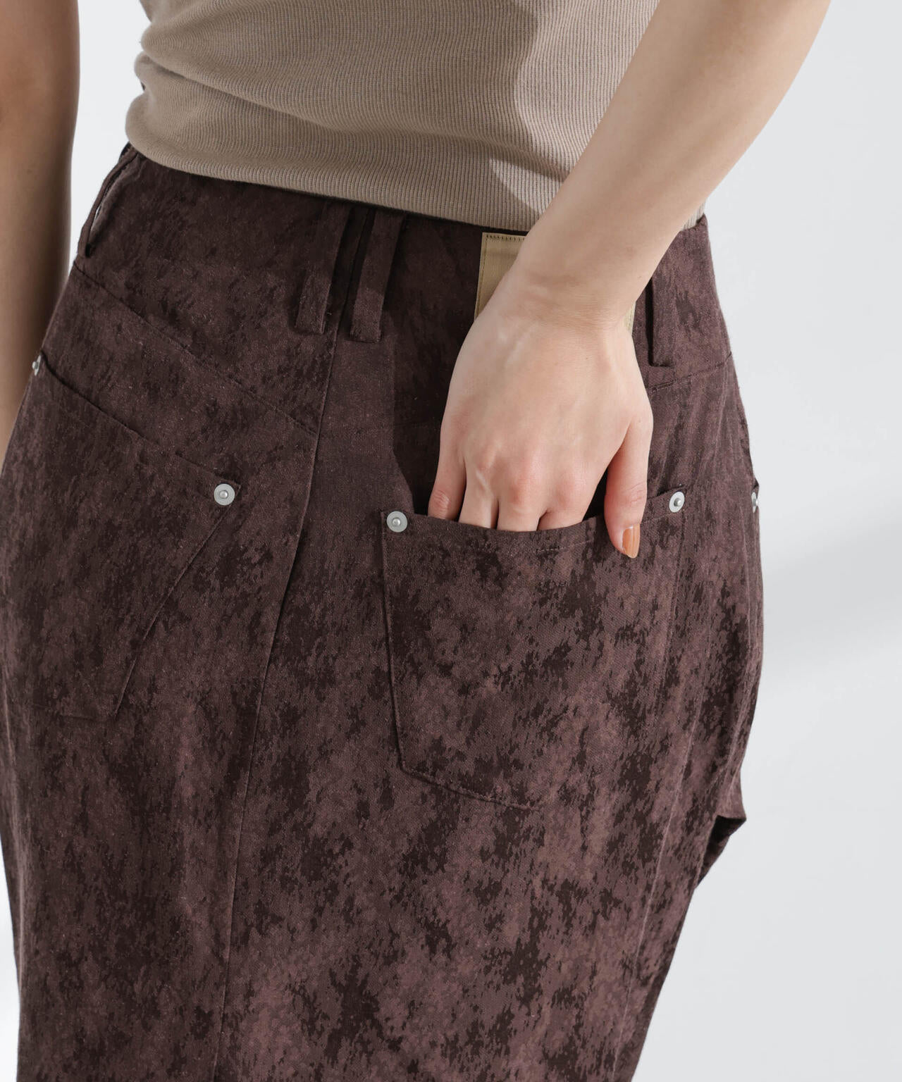 ANTHEM A/MISTY JACQUARD TIGHT SKIRTS(セットアップ可) 6715130012