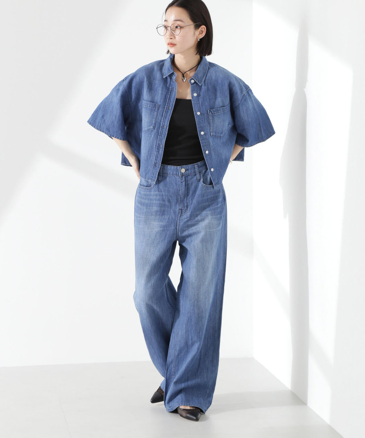 Healthy DENIM/Breezy Rosehip 半袖シャツ 6715121005