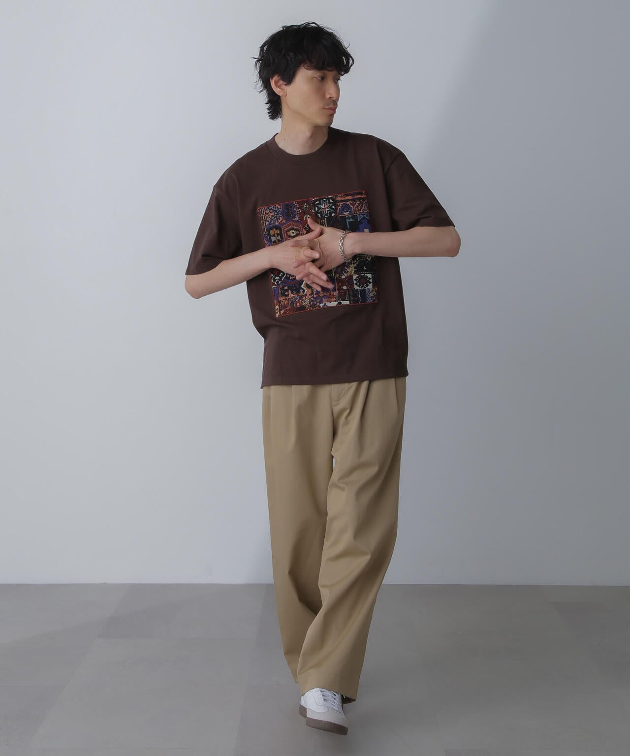 フレームアートワイドTシャツ 半袖 6724124228