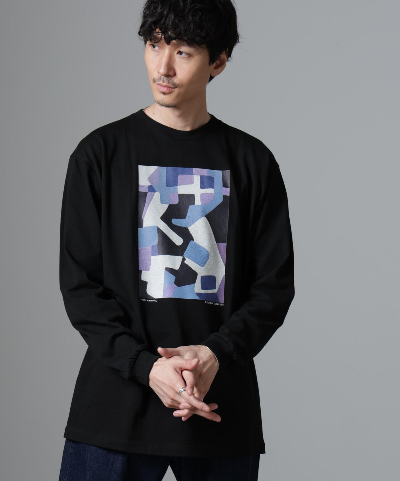 着るアート」YUTAKA KAWAI ロングスリーブ TEE