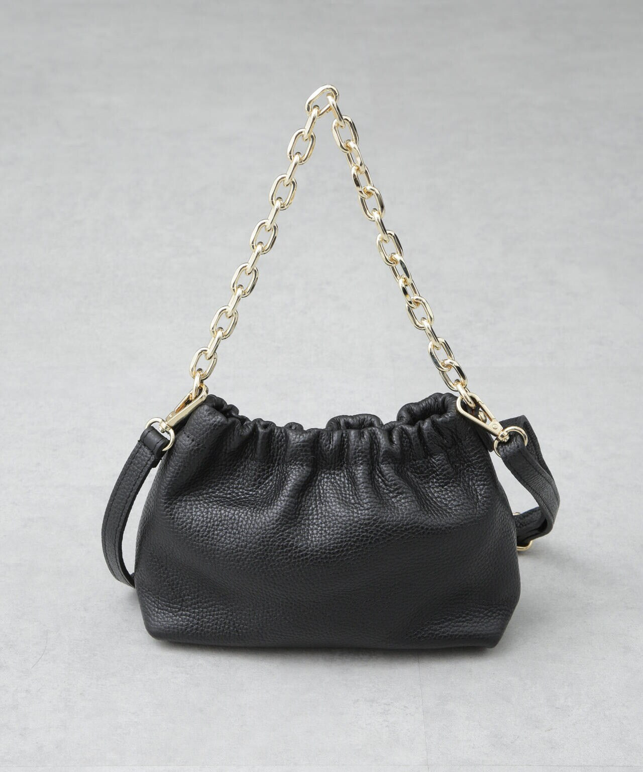 AULENTTI/2WAY レザーチェーンショルダーバッグ 6715132054