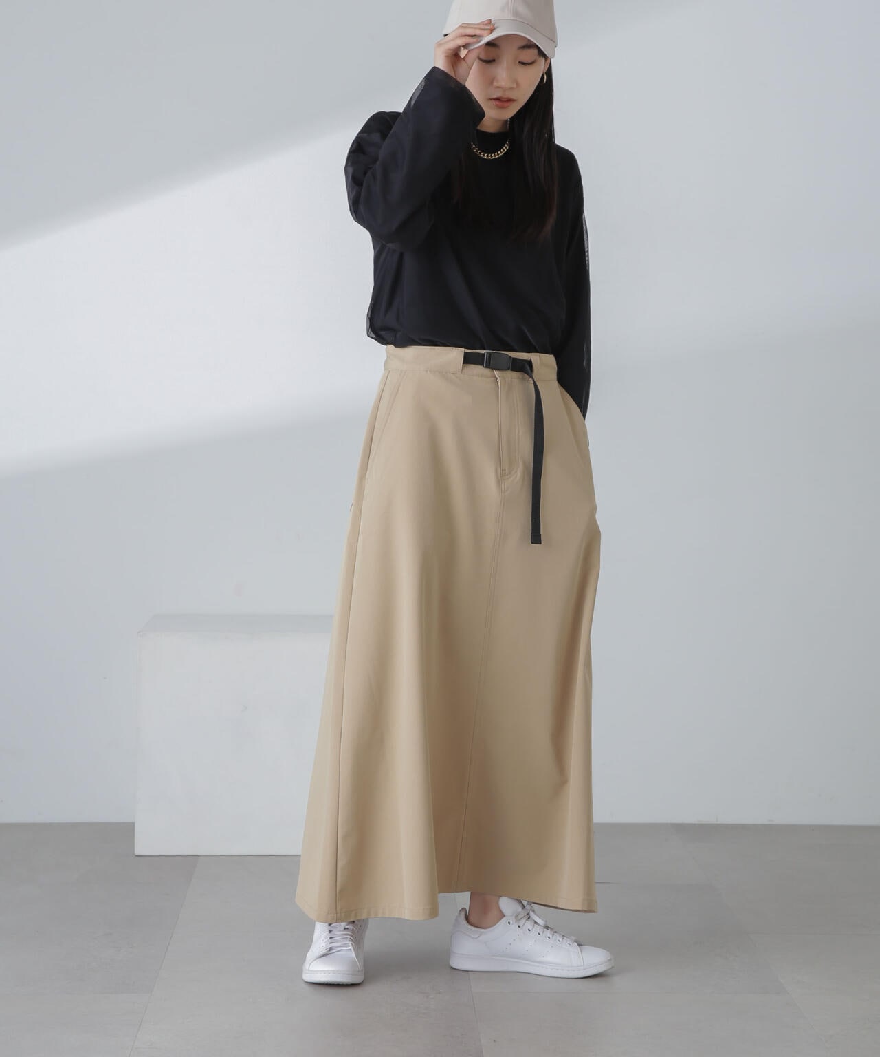 マキシスカート 多機能軽量ストレッチ-SHELTECH(セットアップ可) 6734130303