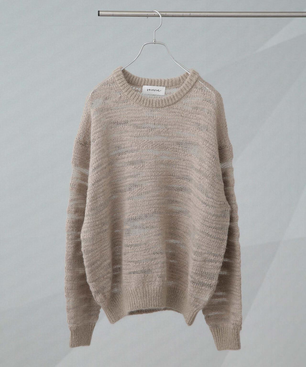 reverve/クルーネックニット ロングスリーブ 6704222035
