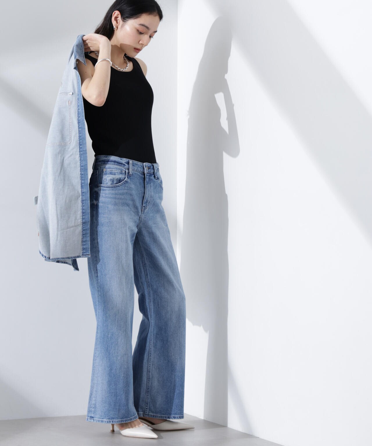 Healthy DENIM/Turnip ルーズフレア デニム 6715127031