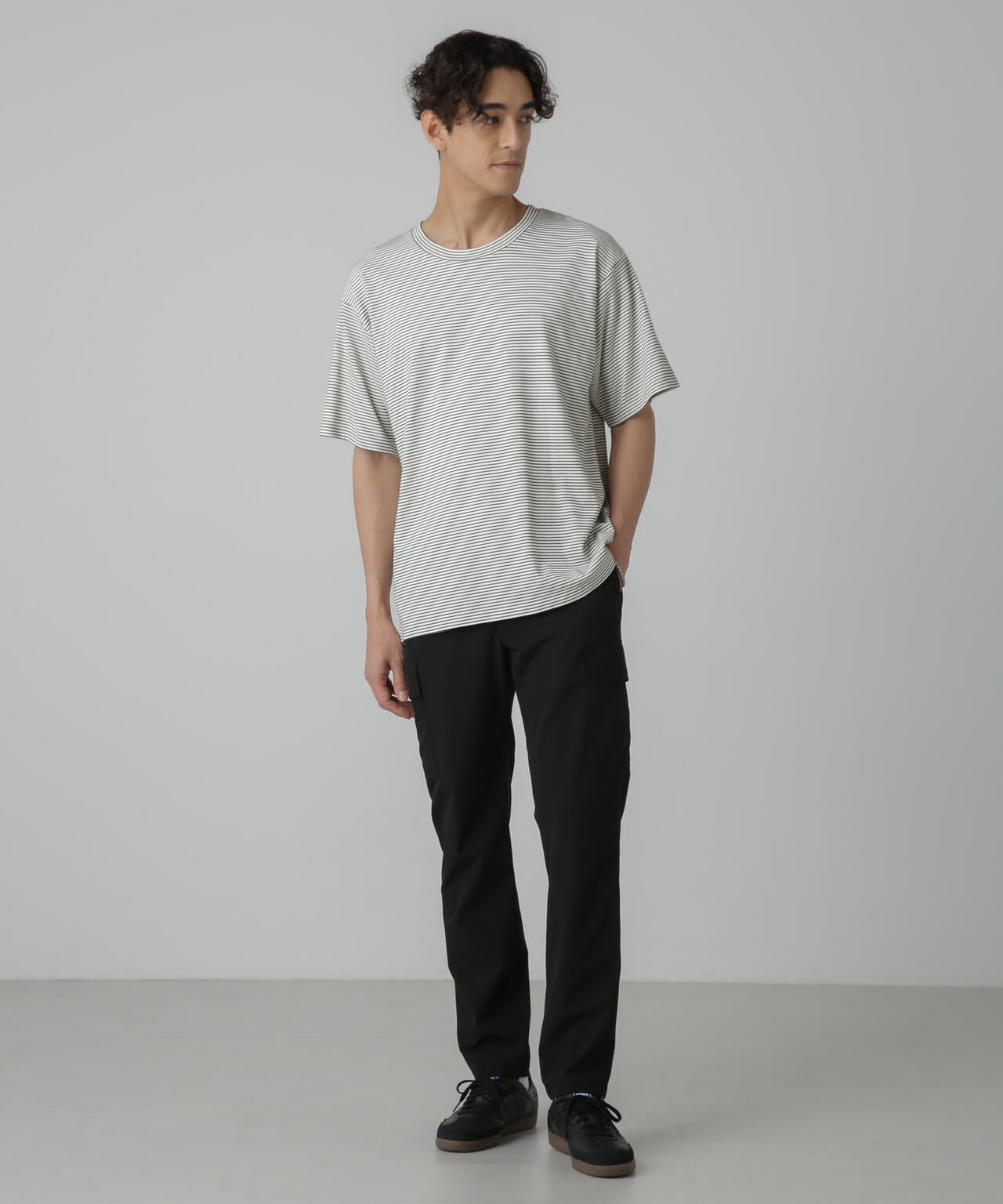 「N trousers」スリムストレッチ カーゴパンツ 6684127237