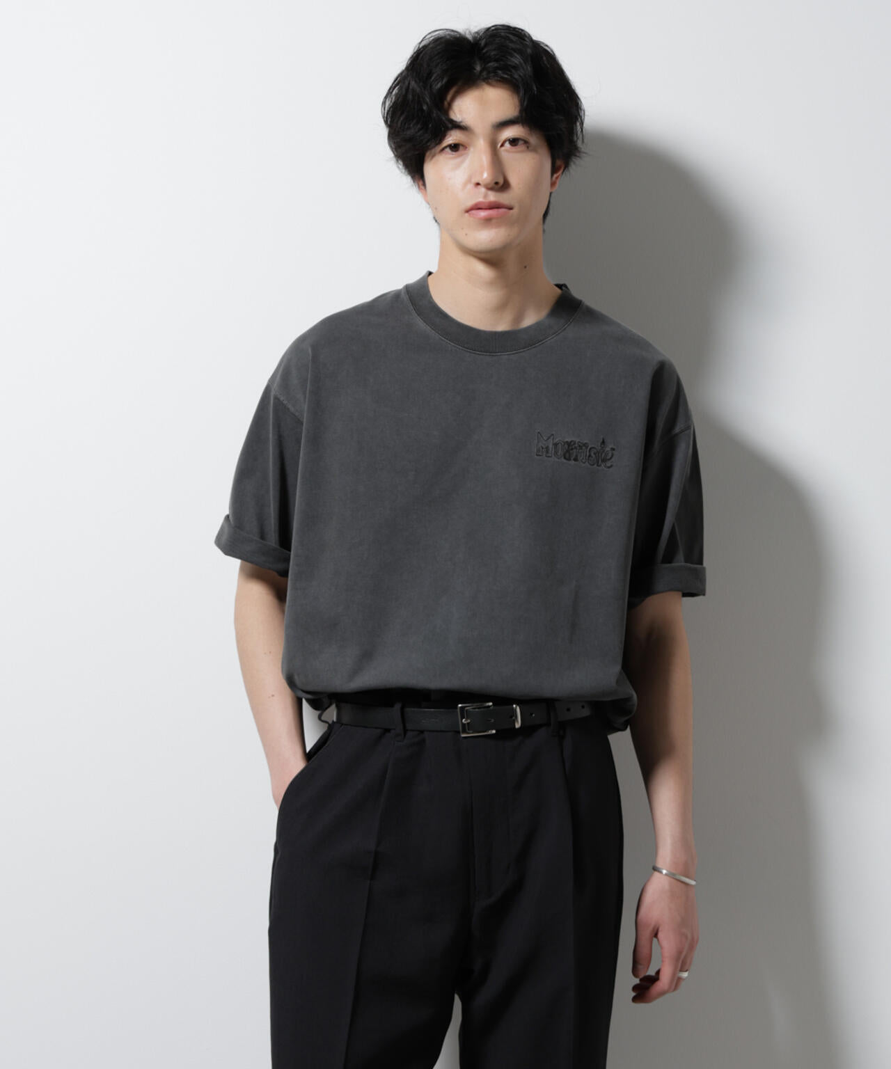 「MOFFISIE」オリジナル刺繍プリント Tシャツ 半袖 6725124243