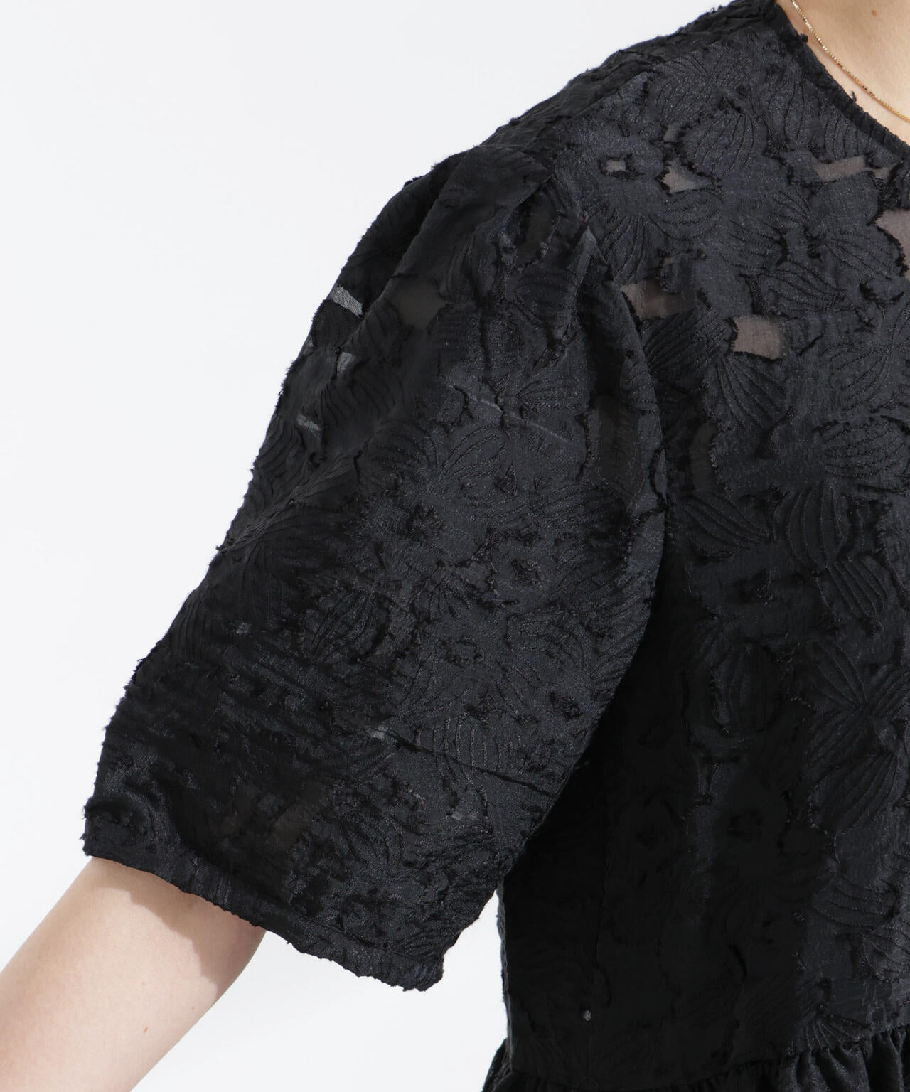 BAUM UND PFERDGARTEN/Flower Jacquard ワンピース 6715119047