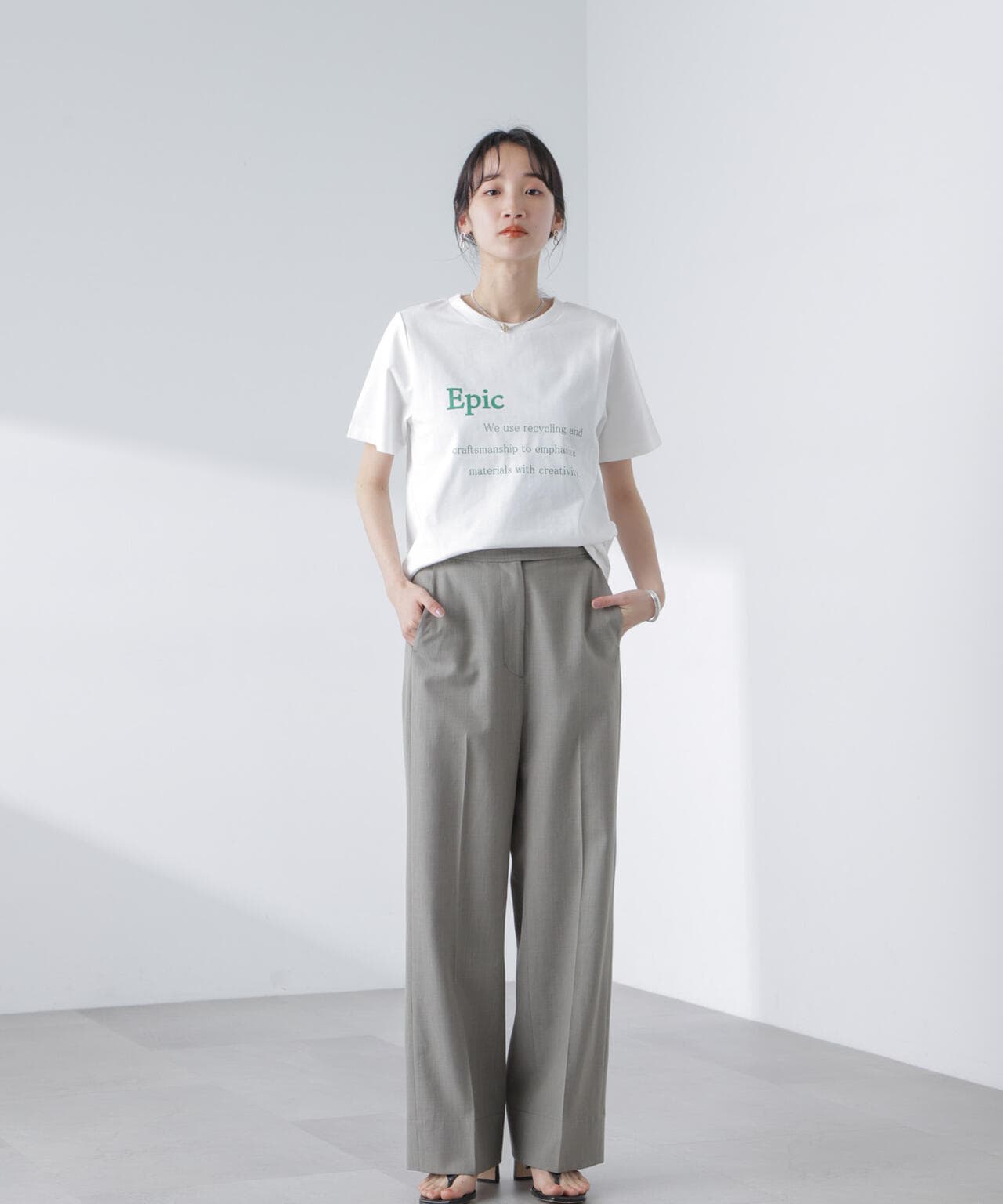 ロゴプリントTシャツ 6734124309