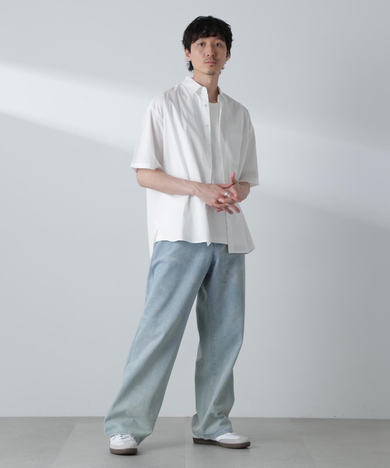 BIGシャンブレーシャツ 半袖 6724221215