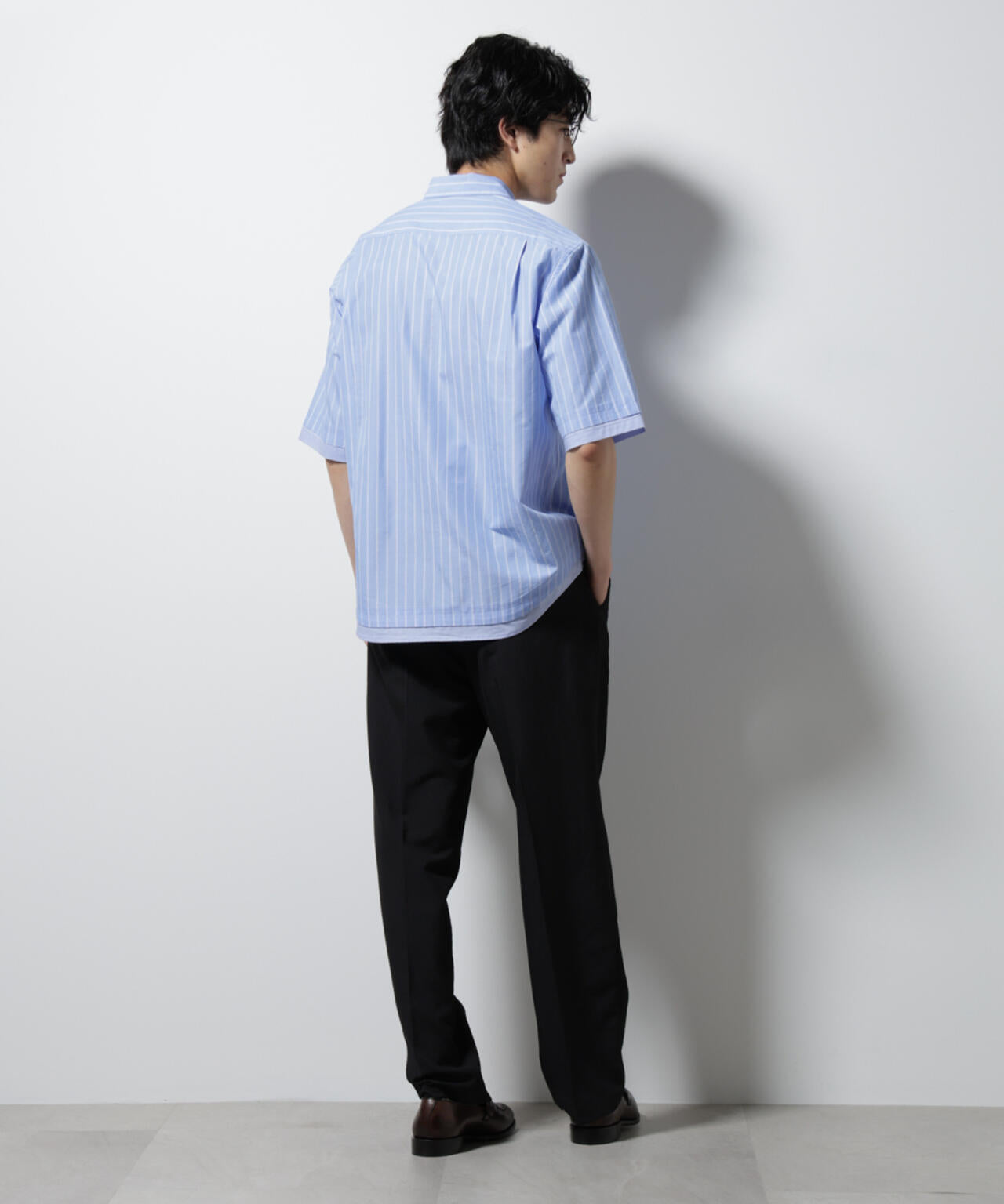 WEB限定/クレイジーストライプシャツ 半袖 2 6725121231