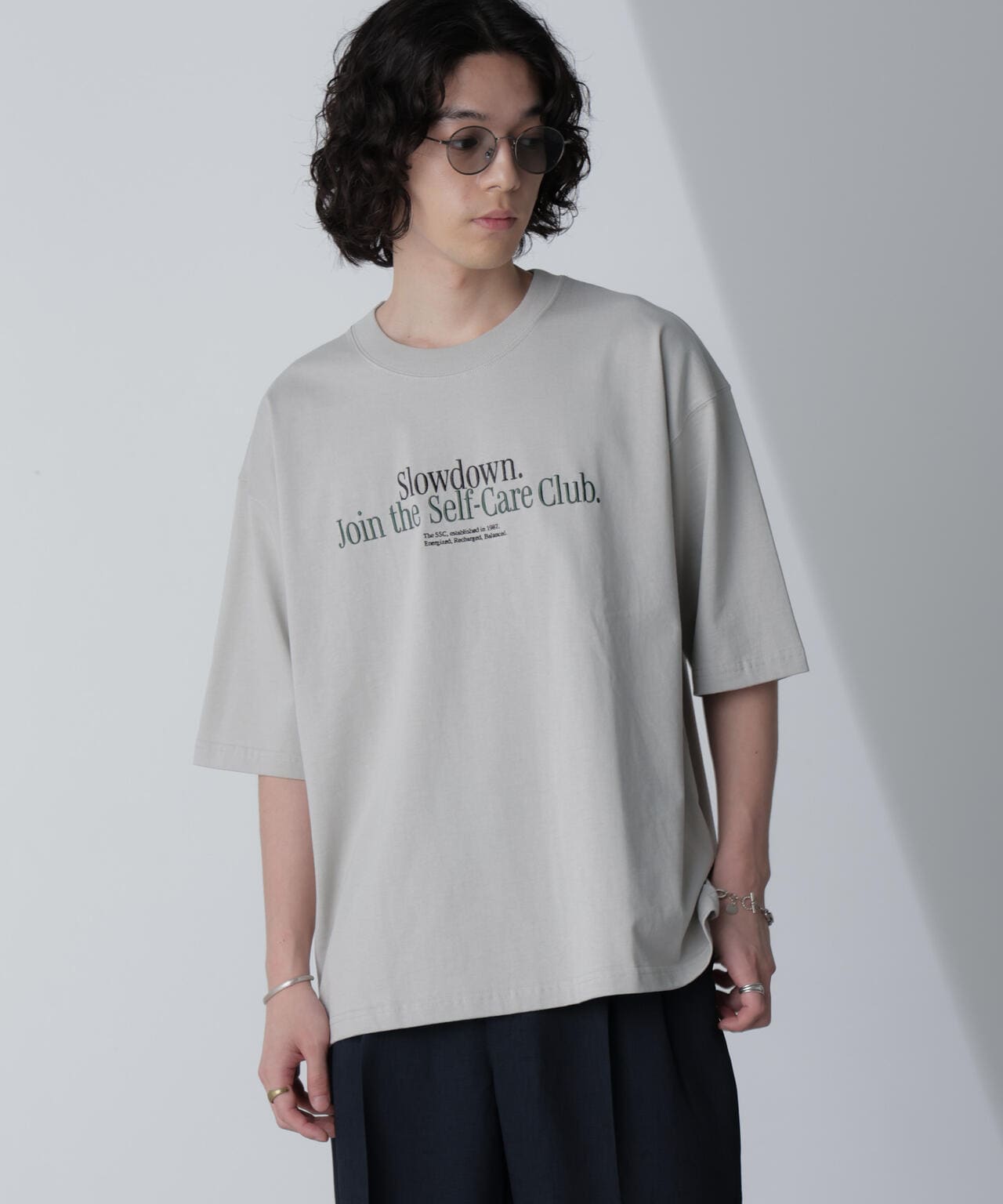 「MOFFISIE」オリジナルプリント刺繍 Tシャツ 半袖 6724124235