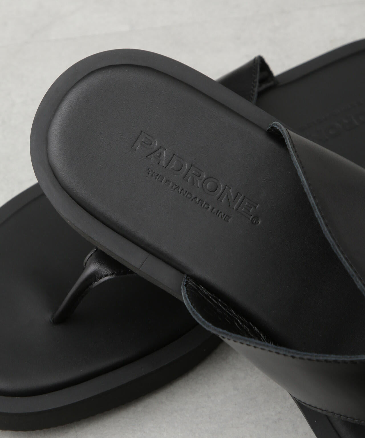 PADRONE THE STANDARD LINE/別注 THONG SANDAL / トングレザーサンダル 6705135033