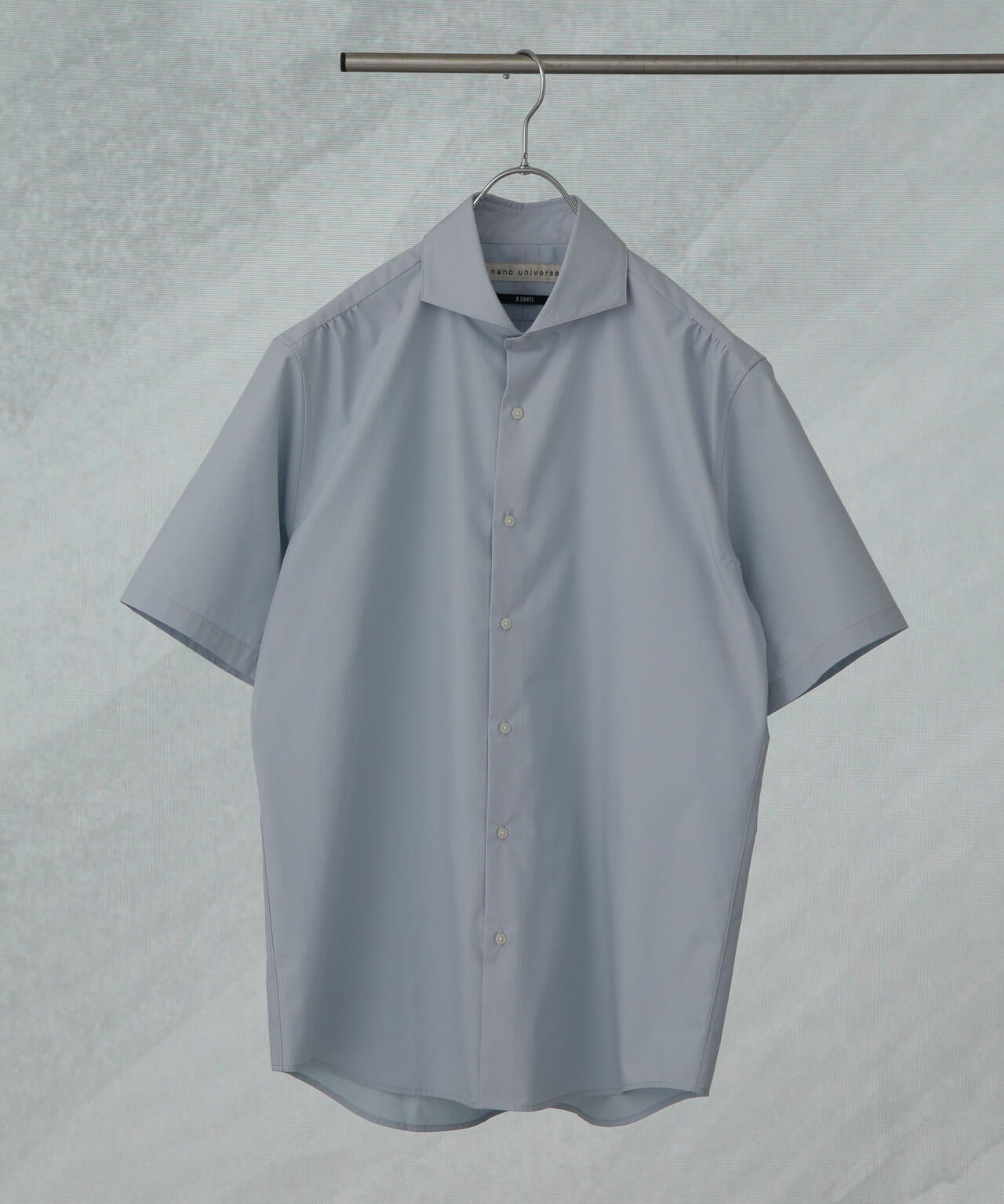 「N shirt」Anti Soaked(R)汗染み防止ホリゾンタルカラーシャツ半袖 6685121231