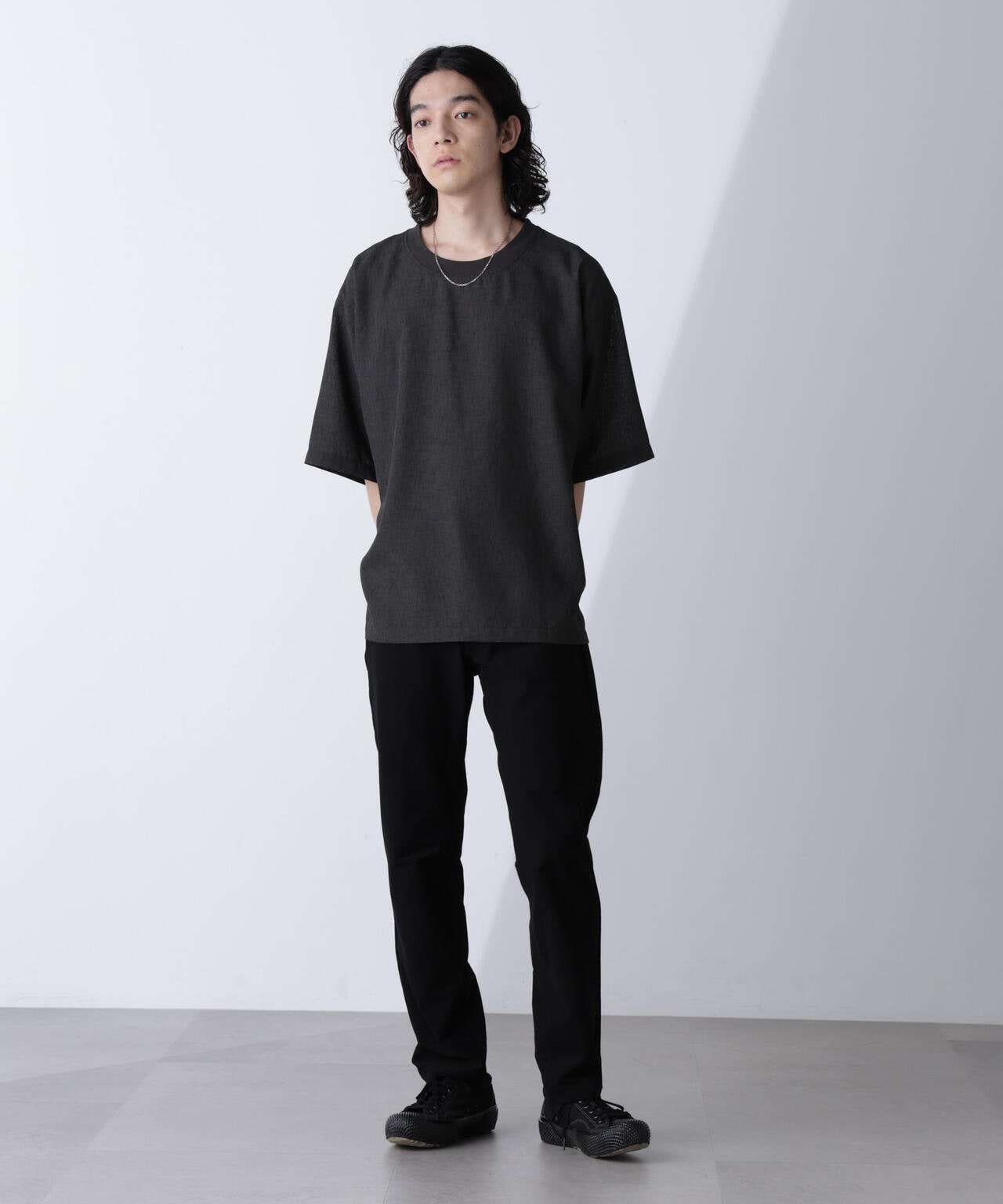 テックリネン布帛Tシャツ 半袖(セットアップ可) 6724224230