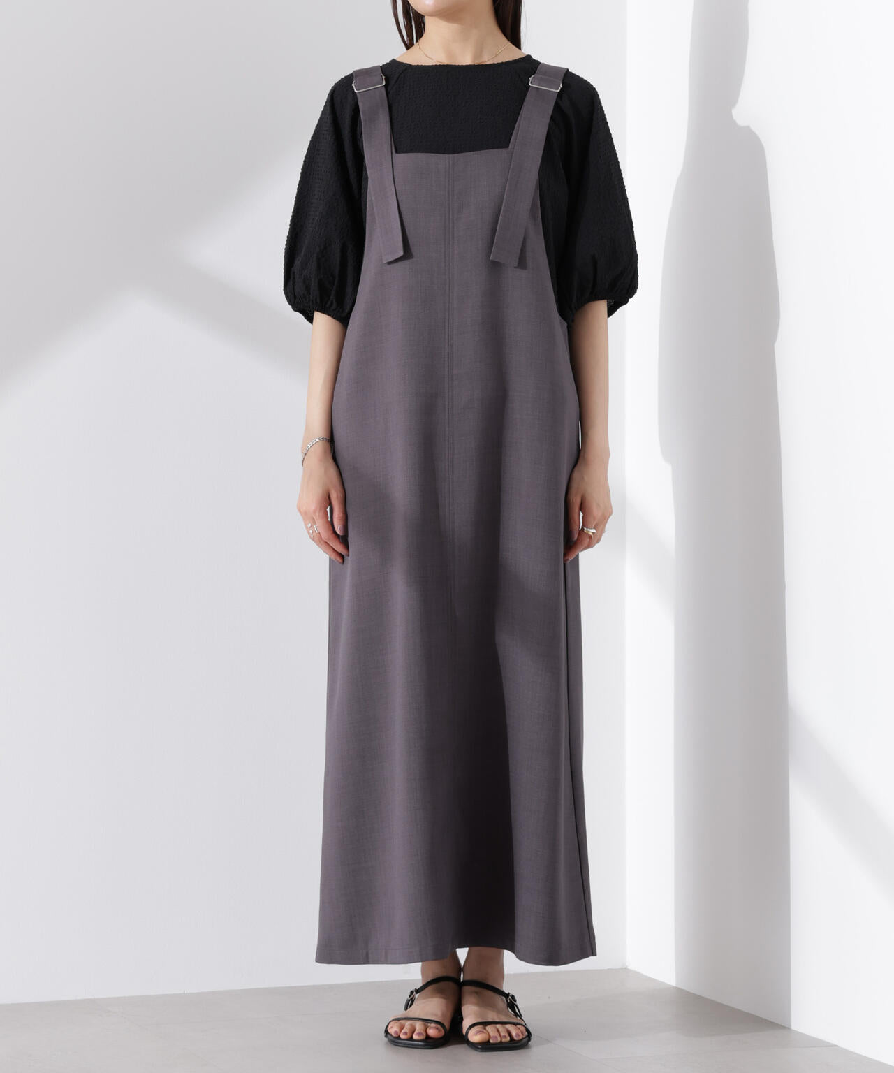 前後2wayサロペットワンピース 6735119330