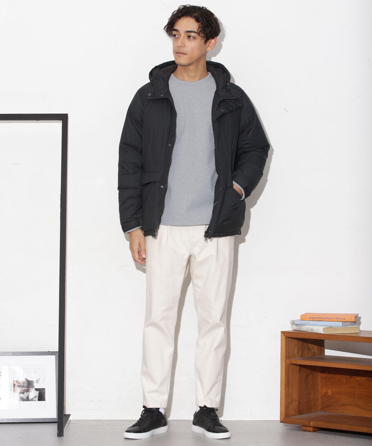 河田フェザーアーバンダウンセミロングジャケット 6723214202