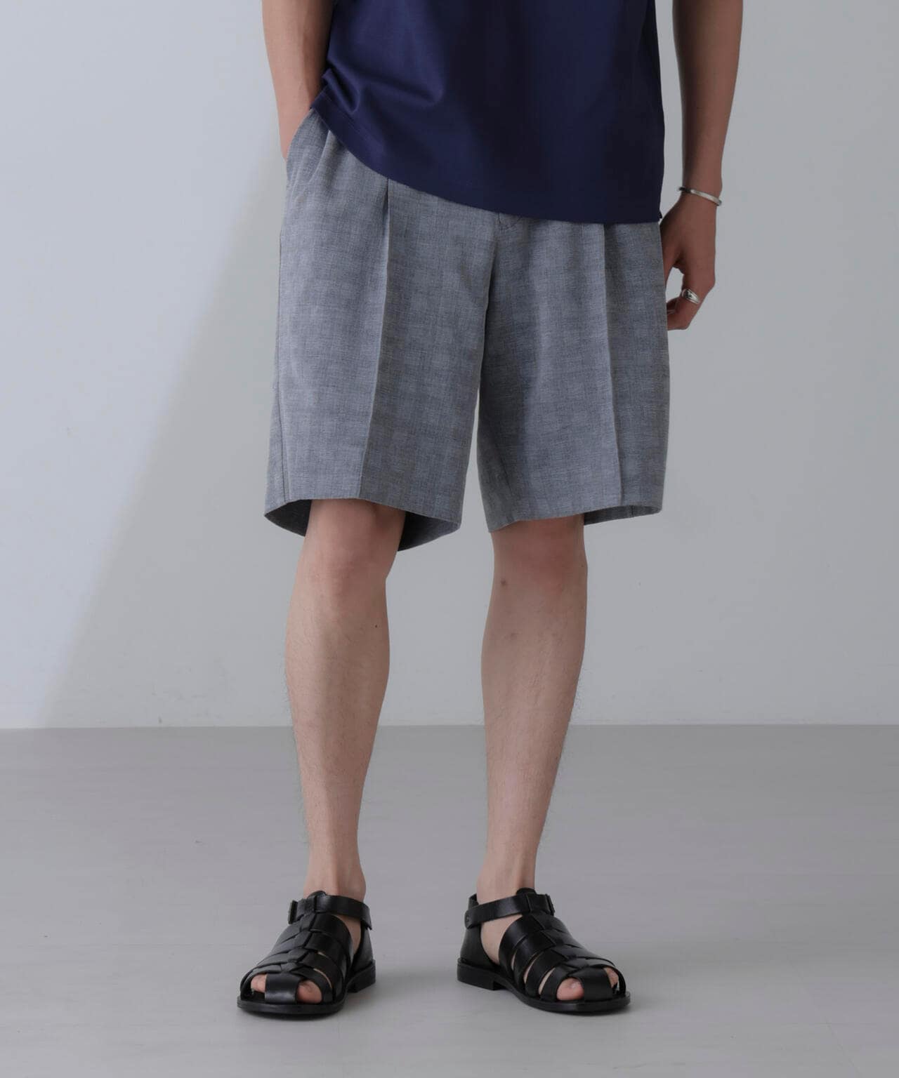 「N SHORTS」ショーツ シャドーグレンチェック 6684128205
