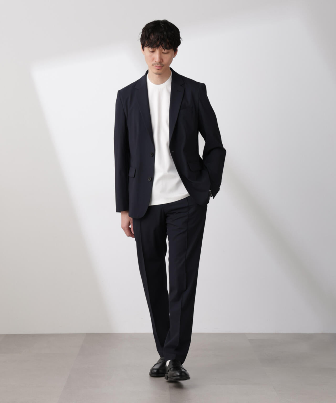 「N JACKET BASIC」トロピカルストレッチジャケット(セットアップ可) 6685117202