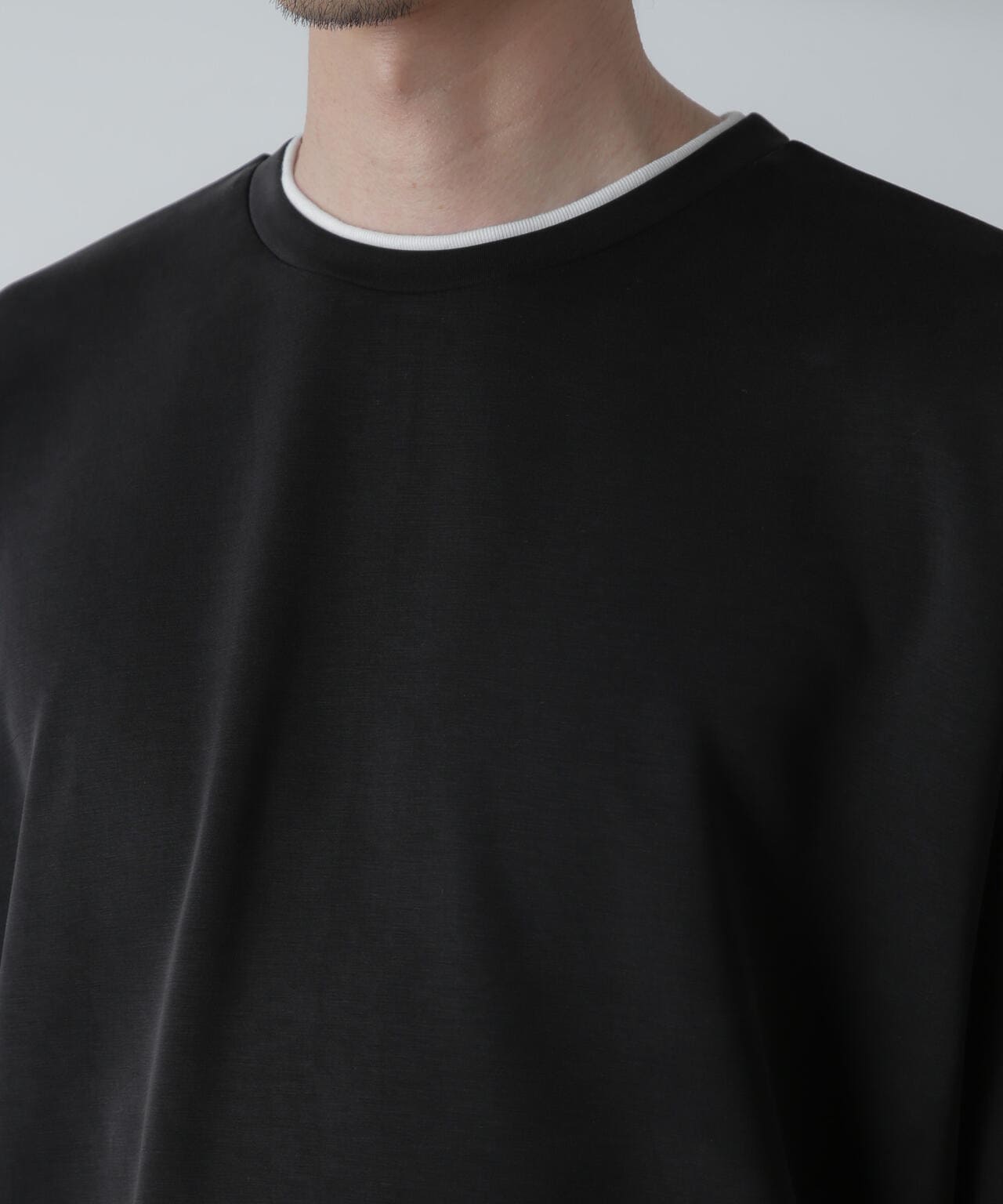 バックステッチリラックスダンボールTシャツ 半袖 6724124240