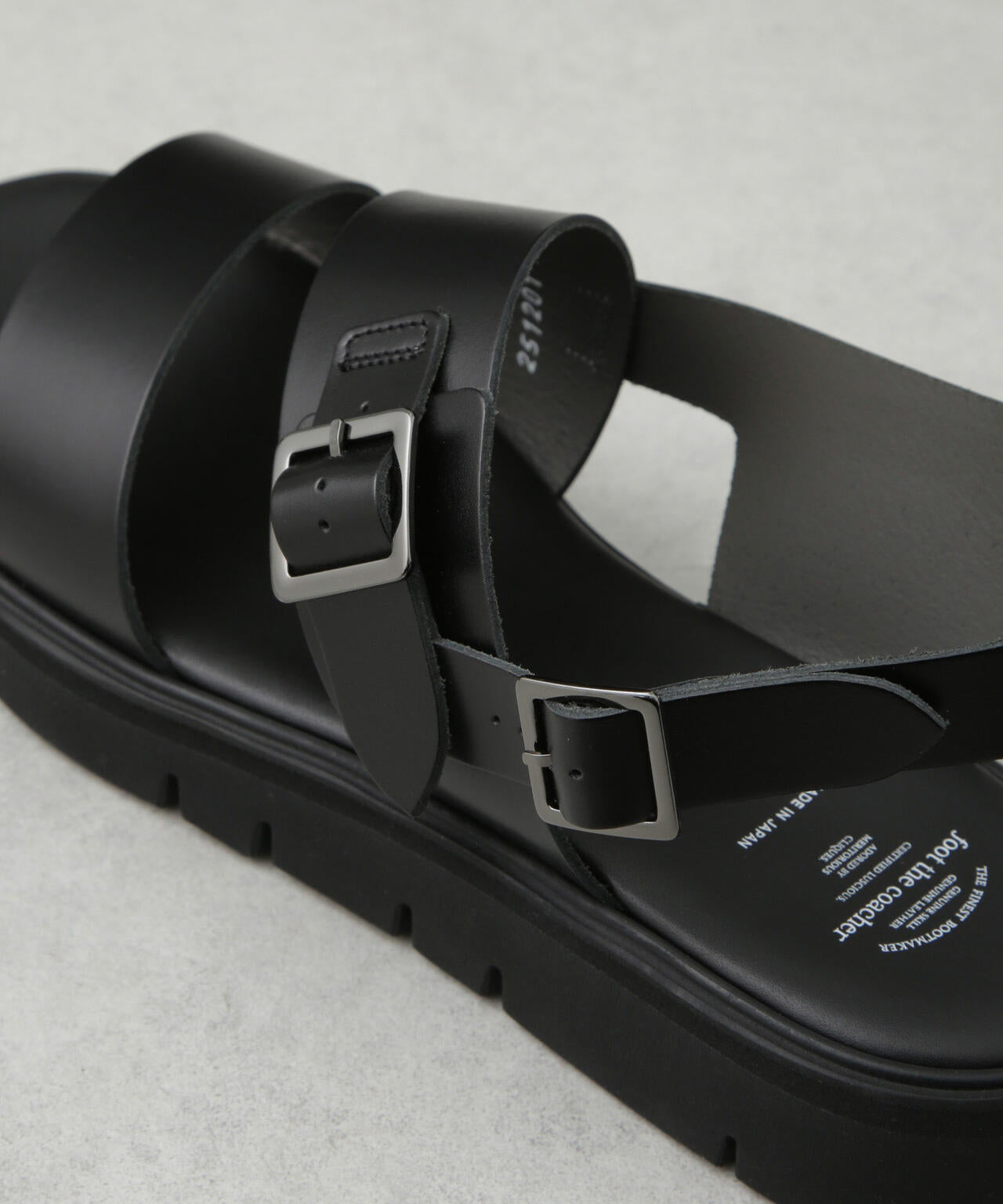 foot the coacher/SS BELT SANDALS 6705135040