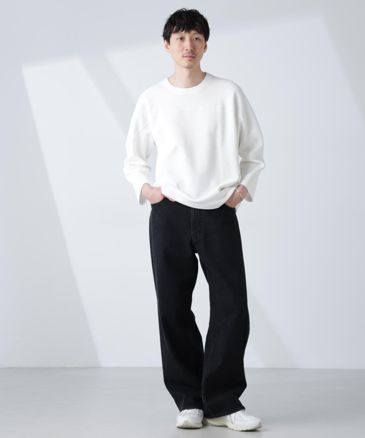 変形ハニカムジャガードフットボールTシャツ 6685123221