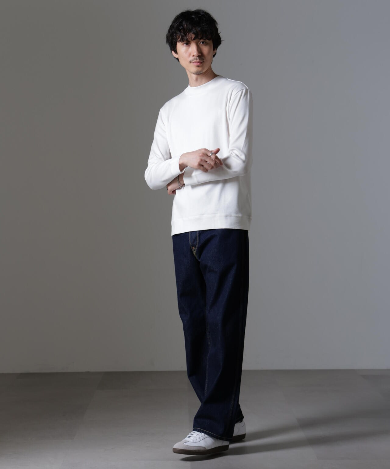 「FORMAL JERSEY」モックネックカットソー長袖 6684223216