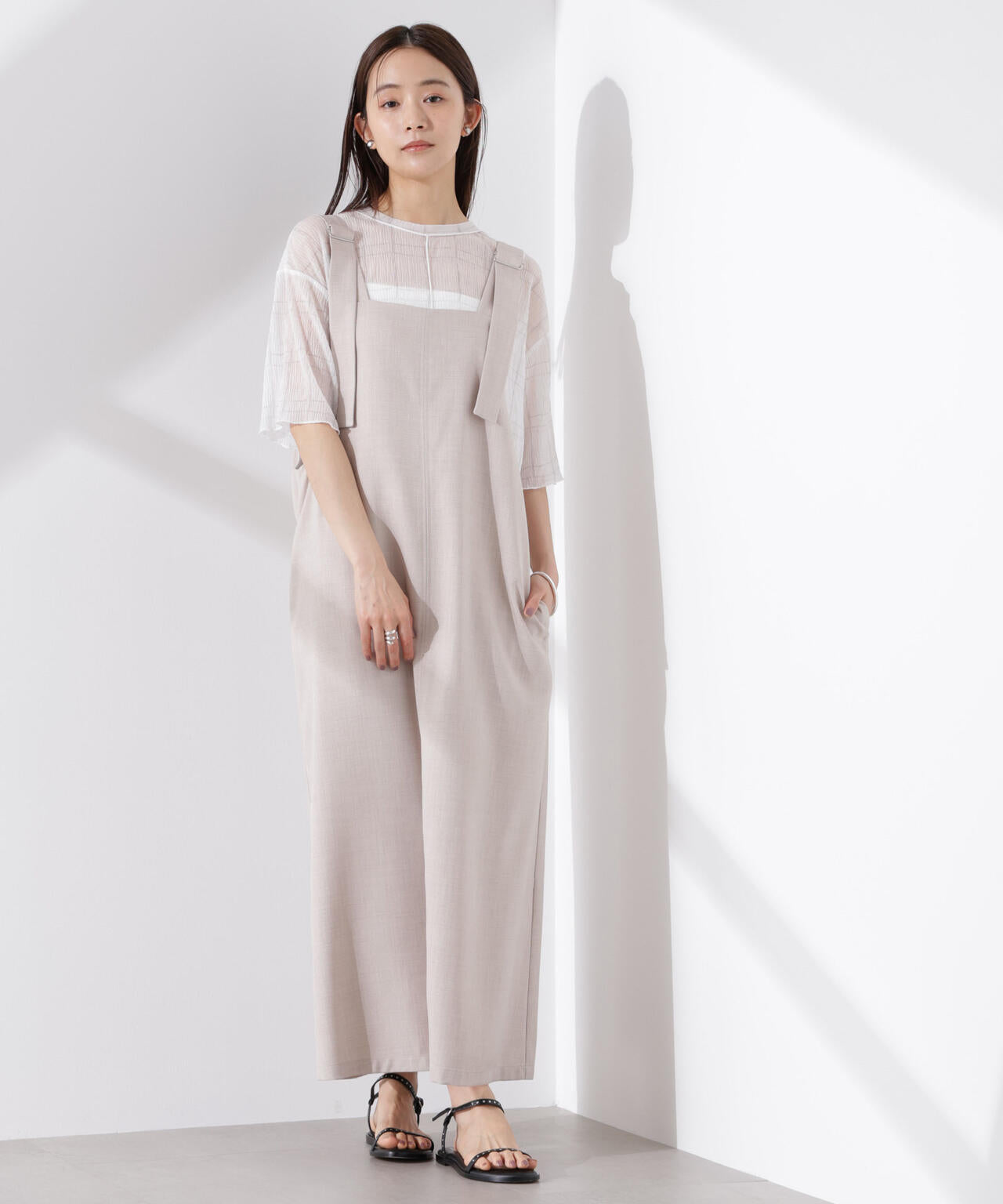 前後2wayサロペットワンピース 6735119330