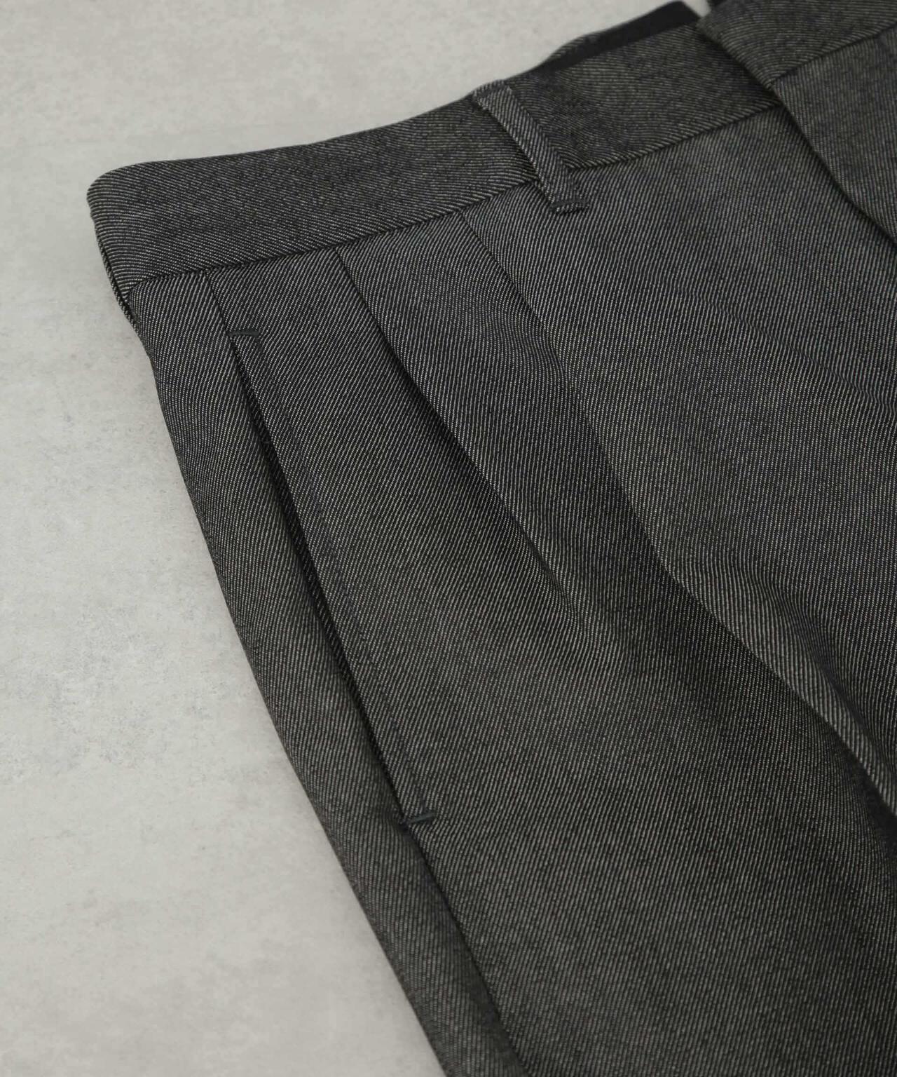 benine 9/Wool Gabardine Two-Tuck Slacks 6705127127