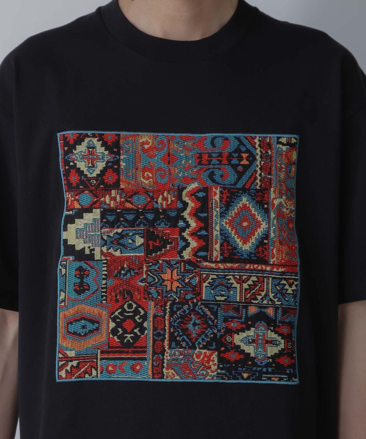 フレームアートワイドTシャツ 半袖 6724124228