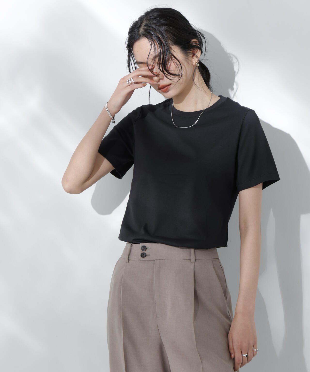 Anti Soaked(R) 汗染み防止クルーネックTシャツ 6695124300