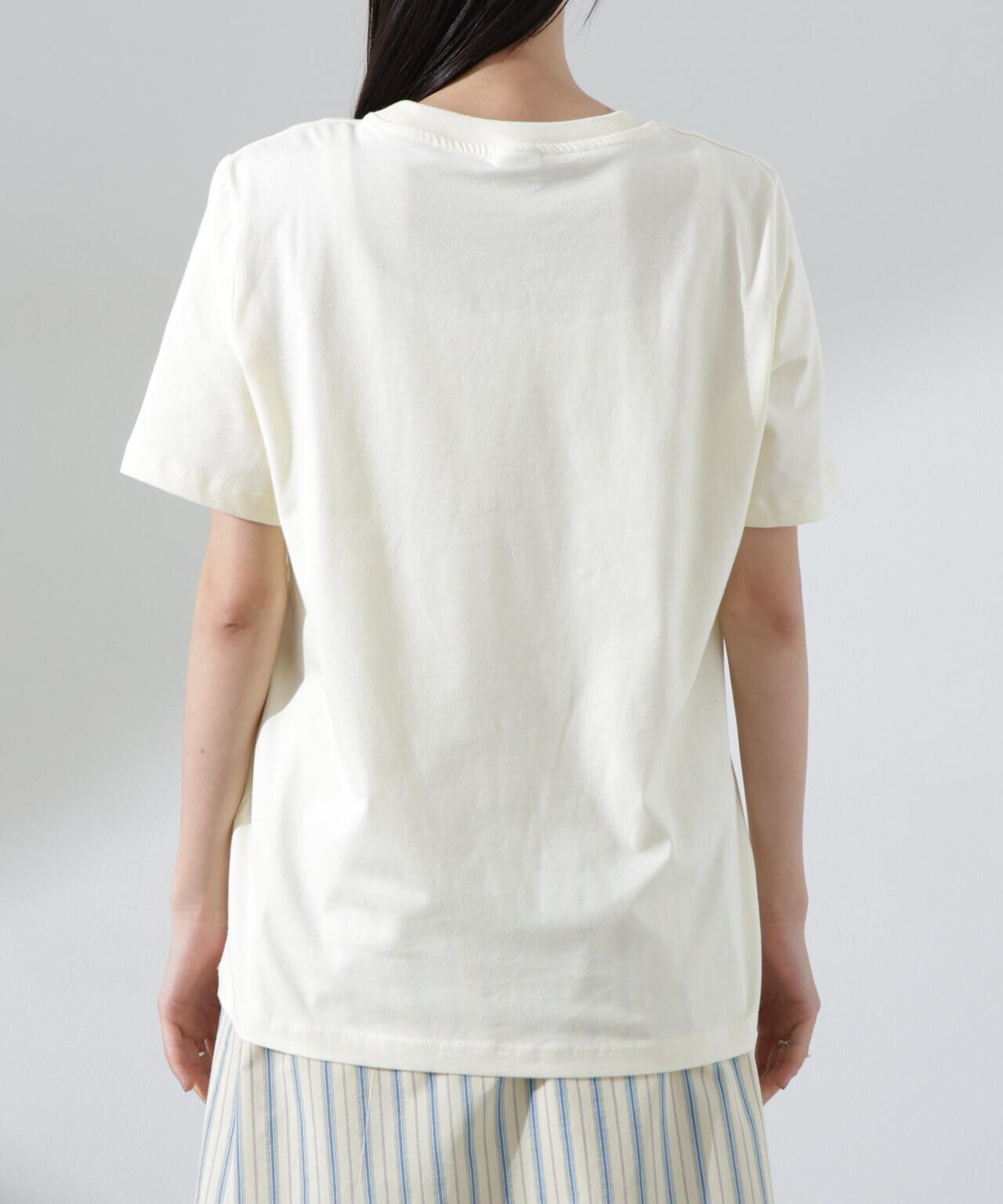 BAUM UND PFERDGARTEN/Organic Cotton Jersey ロゴTシャツ 6715124002