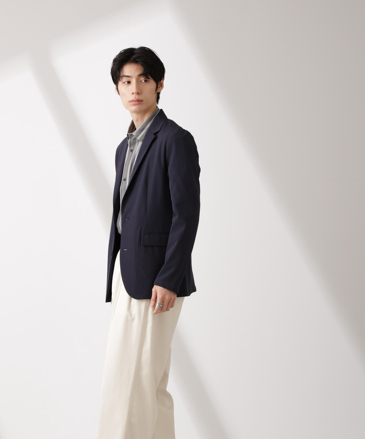 ライトウェイトストレッチ ジャケット(セットアップ可) 6725116201