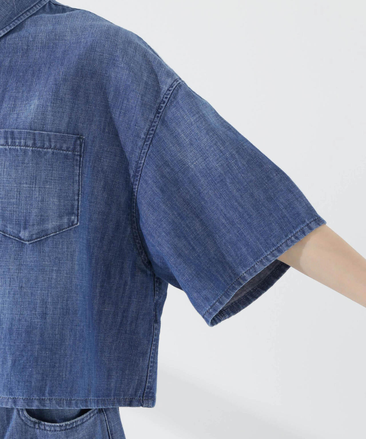 Healthy DENIM/Breezy Rosehip 半袖シャツ 6715121005