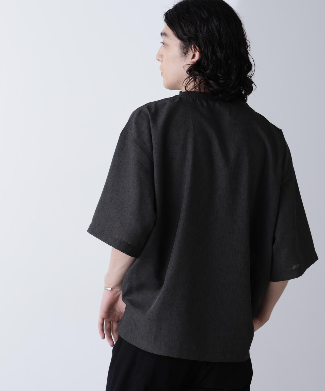 テックリネン布帛Tシャツ 半袖(セットアップ可) 6724224230